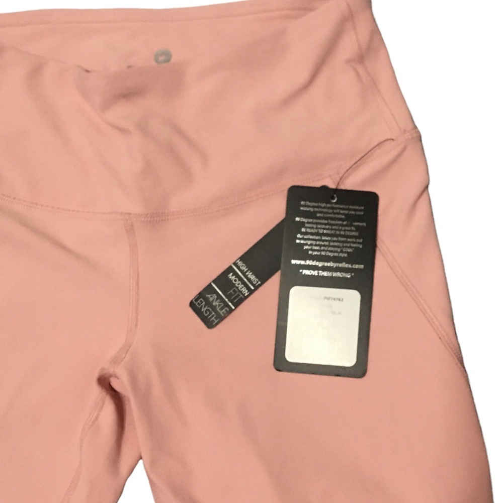 90 DEGREES HIGH PERFORMANCE WORKOUT LEGGINGS NWT - image 6